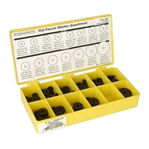 39994 Flat Washer Assortment , Black - Picture 1 of 2