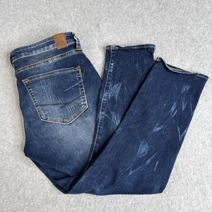BKE Buckle Jeans Womens 29x24 (31x24) Blue Denim Crop Stella Low Rise Straight - Picture 1 of 9