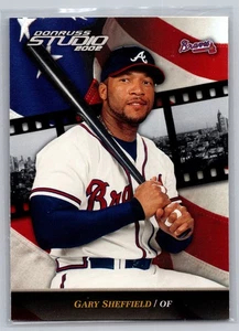 2002 Donruss Studio - Gary Sheffield #85 - Foto 1 di 2