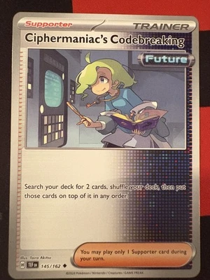 Ciphermaniac's Codebreaking - Uncommon SV05: Temporal Forces 145/162 NM - Image 1 of 2