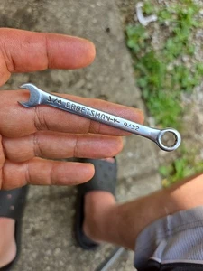 Vintage Craftsman -v- USA 1/4" 9/32"  Combination Wrench 3.5" Long  - Picture 1 of 10