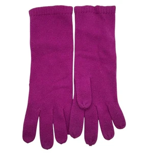 Guantes de cachemir Ann Taylor vintage para mujer rosa fucsia - Imagen 1 de 6