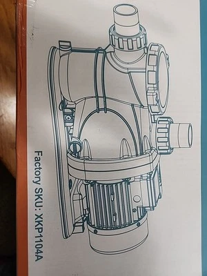 Vidapool In/Above Ground Pool Pump, Self Primming High Flow Single Speed, 1HP(H - Image 1 of 4