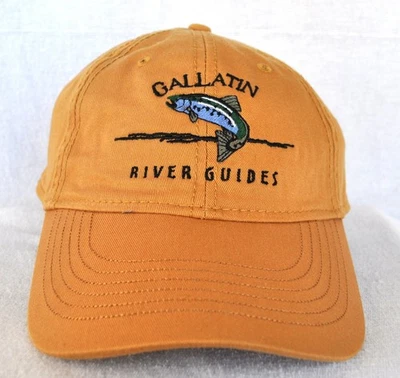 *GUIAS DE RIO GALLATINA* Chapéu boné bola pesca com mosca Big Sky Montana *OURAY 51000-1* - Imagem 1 de 3