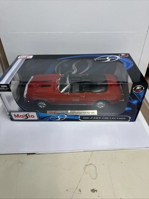 Chevrolet Camaro RS/SS 396 1967 convertible 1:18 diecast coche rojo Maisto Foto 1 de 4