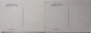 2 CARTES POSTALES GLM DE JEAN-ANTOINE DE BAÏF ET OLIVIER DE MAGNY AVEC POÈMES - Imagen 1 de 2