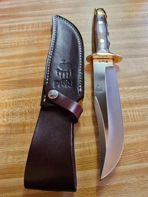 Amazing Vintage Rigid RG 46 Bowie Knife With Sheath Both In Unused Condition  - Image 1 of 4