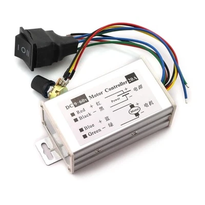 DC9V-60V 20A DCMotor Speed Controllers Pulse Width Modulator Regulator Durable - Image 1 of 4