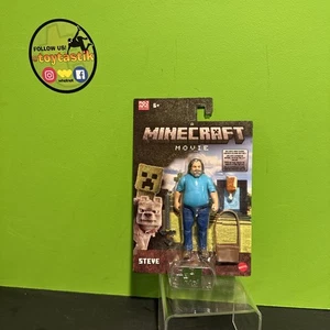 NEW! 2025 A Minecraft Movie Steve Jack Black 4in Figure with Accessories - Picture 1 of 2