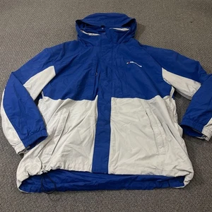 Chaqueta Tommy Hilfiger De Colección Para Hombre Talla XXL Sudadera con Capucha Azul Cortavientos Nieve Esquí Y2K - Imagen 1 de 14