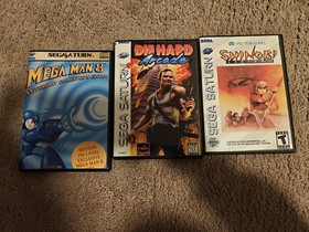 Sega Saturn  Game Lot 3 Games Discs & Replacement Cases/Artwork READ DESCRIPTION