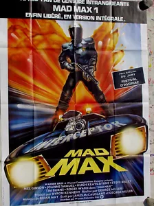 Mad Max (1979) R80's Original French Movie Poster 47x63 Mel Gibson Mint - Picture 1 of 1