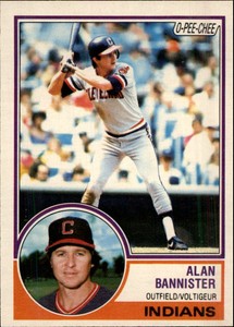 1983 O-Pee-Chee Baseball Card #348 Alan Bannister