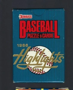 1986 DONRUSS Highlights BASEBALL SET 56 CARDS Factory Sealed BO JACKSON ROOKIE - Picture 1 of 1