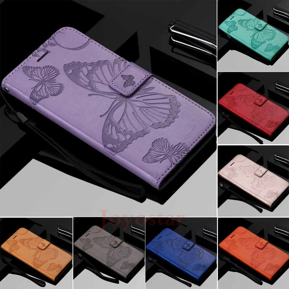 Para Xiaomi Redmi Note 7 8 9 Pro 9s Mi 10 Pro Billetera Ranura para Tarjeta Cuero Estuche Cubierta Foto 1 de 4