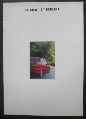 BMW Serie 3 E36 berlina brochure originale ita 316i-318i-320i-325i dati tecnici - Immagine 1 di 4