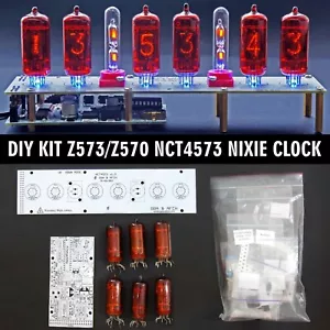 DIY KIT for Z570/Z573 Nixie Tubes Clocks Temp sensor Format 12/24H Slot Machine - Picture 1 of 5