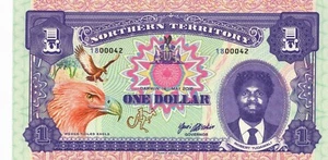 NORTHERN TERRITORY (NT Australia) $1 2018 Low Serial 00042 x 1 FANTASY Banknote - Picture 1 of 2