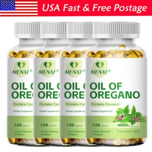 Oil of Oregano 4000mg - Digestive Health, Immune Support - With Carvacrol - Picture 1 of 11