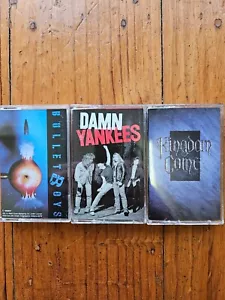 3 x ALBUMS BULLETBOYS S/t+DAMN YANKEES S/t+KINGDOM COME S/t CASSETTE TAPE - Picture 1 of 7
