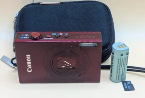 Canon Ixus 500 HS Digital Camera, Red, No Charger, READ DESCRIPTION. - Picture 1 of 12