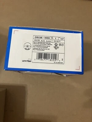 Leviton OSC05-M0W Ceiling Mount Occupancy Sensor, Multi-Technology, 180 Degree - Image 1 of 2