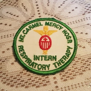 MT Carmel Mercy Hosp Intern Respiratory Therapy Patch Applique Crest Logo - Picture 1 of 1
