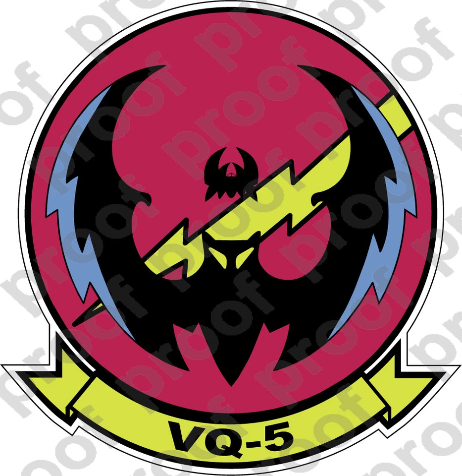 STICKER USN VQ 5 SEA SHADOWS