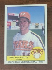1985 Las Vegas Stars BOB PATTERSON Cramer Pacific Coast League card #112 