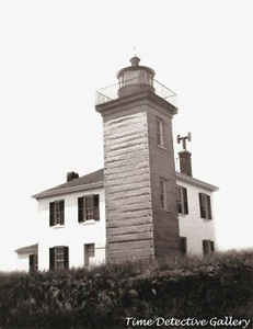 Watch Hill Lighthouse, Watch Hill, Rhode Island - 1905 - Historic Photo Print - Picture 1 of 1
