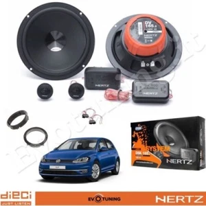 Set 4 Arcas Altavoces Hertz Dsk 165.3 Traseros para VW Golf 7 VII + Adaptadores - Imagen 1 de 10