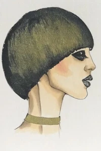 Original ACEO von Viviana Scala. Irene in Goldhaar  - Bild 1 von 3