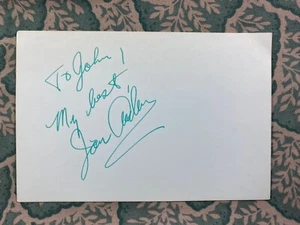Mystery Autogramm aus der John Verzi Sammlung #B - Bild 1 von 2