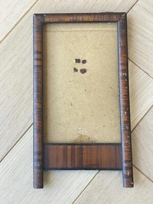 Charmant petit cadre ancien en bois Vintage - Portrait - Photo - Photo 1/2