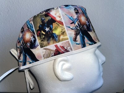 Gorra de quimioterapia Marvel Capitán América Blocks Foto 1 de 4
