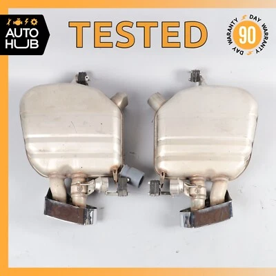 Juego de silenciador de escape híbrido BMW F04 750i 09-12 puntas laterales izquierdo y derecho OEM Foto 1 de 4