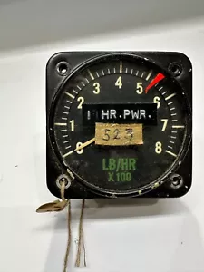 Aircraft Gauge LB/HR x 100 6A/7525 RAF Air Ministry - Picture 1 of 4