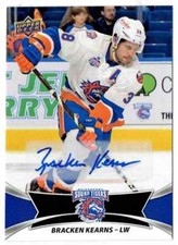 2016-17 UPPER DECK AHL AUTOGRAPH BRACKEN KEARNS AUTO BRIDGEPORT SOUND TIGERS #8