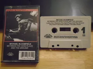 RARE OOP Mike Bloomfield CASSETTE TAPE Between the Hard Place BLUES 1979 kgb ! - Picture 1 of 2