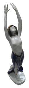 Art Deco Porcelain Figurine c.1914 Nubian Dancer ROSENTHAL by BOCHS 32p - Picture 1 of 6