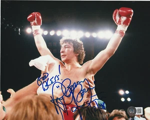 Ray Boom Boom Mancini signiert 8x10 FOTO Beckett authentifiziert BAS - Bild 1 von 2