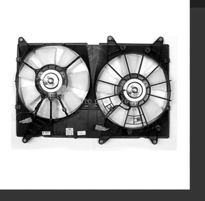 NEW COMPLETE RADIATOR FAN FOR TOYOTA KLUGER 3.3L 3MZ V6 PETROL 8/2003-8/2007 - Picture 1 of 1