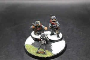 Warhammer 40k Imperial Guard Valhallan Ice Warrior Mortar Team Painted Metal - Picture 1 of 3