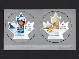 CANADA 150 = OLYMPIC & PARALYMPIC GAMES = pair from MS MNH Canada 2017 #2999i,j - Picture 1 of 1