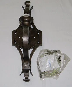 MURRAY FEISS SCHMIEDEEISEN WANDLEUCHTE WB1285PBR SEGOVIA PERUANISCHE BRONZEHALTERUNG - Bild 1 von 6