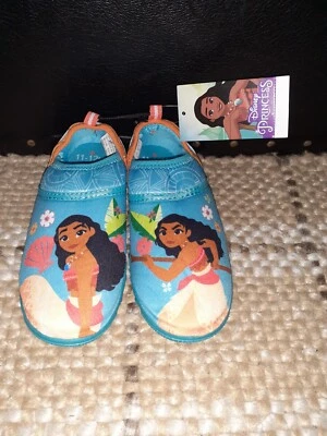 Disney Princesa Moana Niñas Pequeñas Zapatos de Agua Jugar Sin Cordones Exterior 11/12 NUEVO Foto 1 de 4