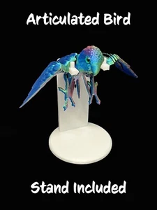 3D Printed Bird And Display Stand - Flexible Fidget Toy - 3D Printed Desk Toy - Picture 1 of 5