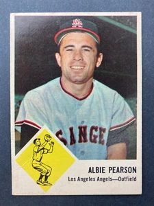 1963 Fleer #19 Albie Pearson (Los Angeles Angels)    EX - Picture 1 of 2