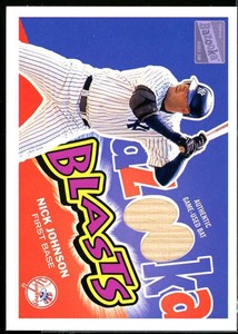 Nick Johnson B Card 2003 Bazooka Blasts Relics #NJ 