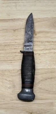 Faca de caça Remington RH PAL 50 lâmina fixa cabo de couro longo 8 " - Imagem 1 de 4